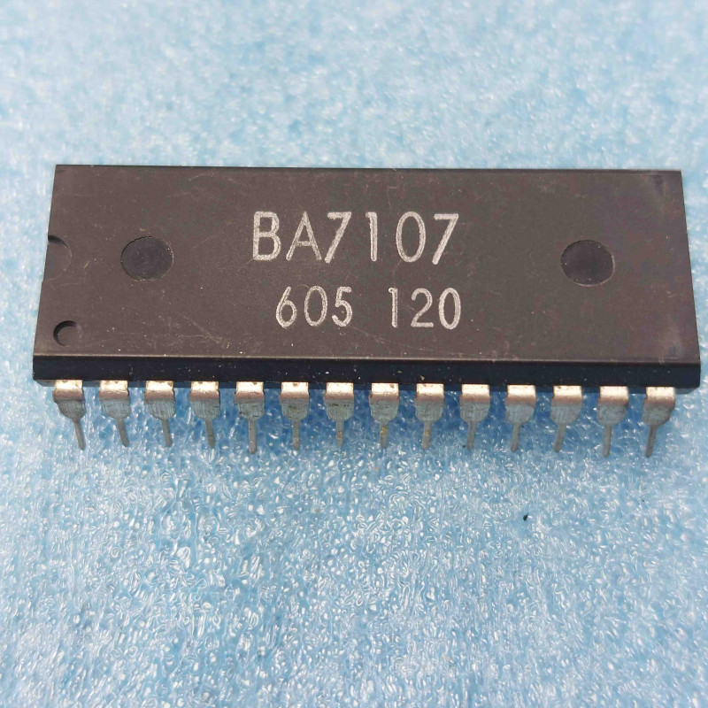 ci BA7107 ~ ic BA7107 Integrated Circuit Dip28 New Old Stock de chez Rohm