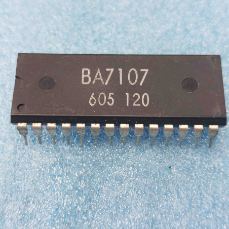 ci BA7107 ~ ic BA7107 Integrated Circuit Dip28 New Old Stock de chez Rohm