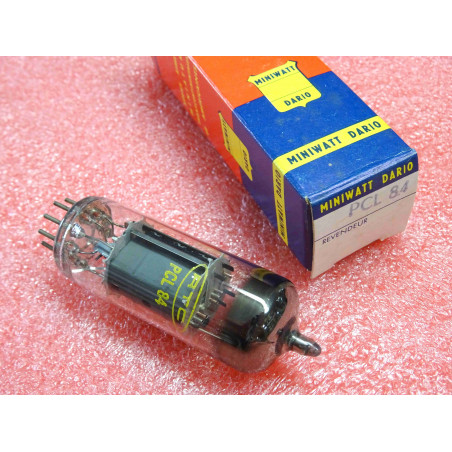 Lot de 2: dario tube PCL 84 ~ Triode-Pentode RTC PCL84 (identical to 15TP7 15DQ8) 9-pin miniature B9A ~ Uf 15V If 0.3A