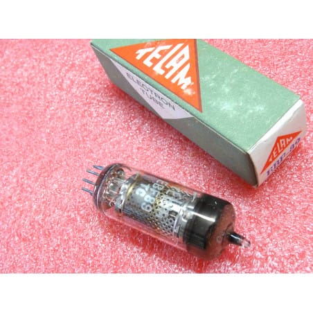 Lot de 2: telam tube EBF 89 ~ Double Diode-Pentode RF/IF-stage controlling EBF89 (identical to 6DC8 7125 6FD12) Uf 6.3V,If 0.3A