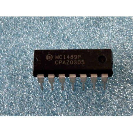 Lot de 2 ci MC1489P ~ ic MC1489 P dip 14 de chez ON SEMI ic NOS (TIRO03)