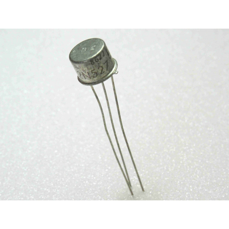 Lot de 2: transistor germanium 2N 527 ~ 2N527 Ge PNP, Vce 30V, Ic 0.5A, hFE 60