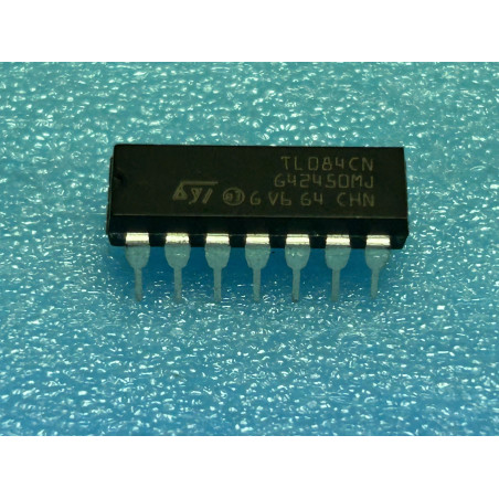 Lot x2 : ci TL084 CN - ic TL084CN - DIP14 - Quad Op-Amp JFET-input (5R7)