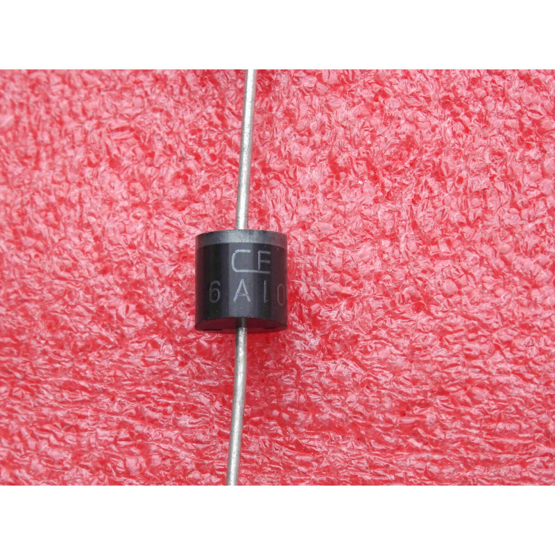 Lot de 5 : diode de redressement 6A10 ~ 6A , 1000V (remplacement P600M)