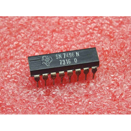 ic SN 7496 N ~ ci SN7496N ~ 5-bit shift register (five R-S master-slave flip-flops) DIP16 (PLA010)