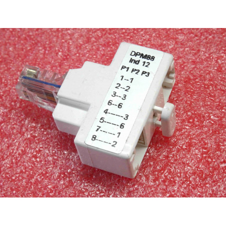 decelect forgos répartiteur RJ45 1 mâle 2 femelles cat5E DPM88 Ind12 DPM8812 (compatible éthernet)