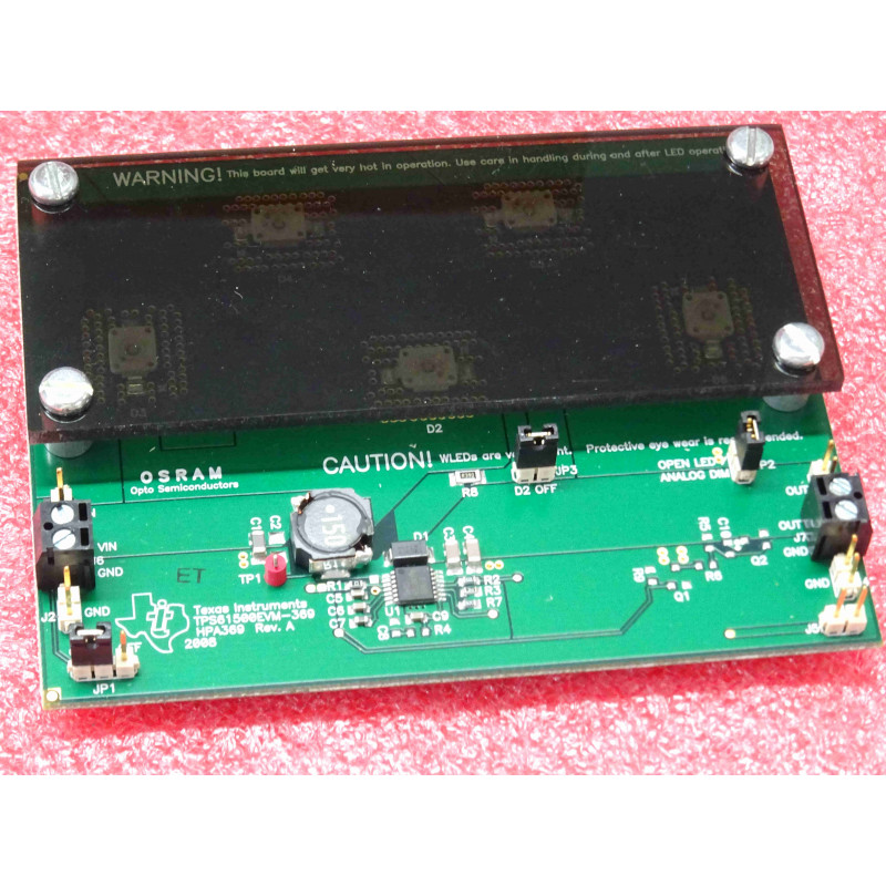 HPA369 revA evaluation board TPS61500EVM-369 evaluation module ~ for evaluation of the TPS61500 high brightness LED driver IC