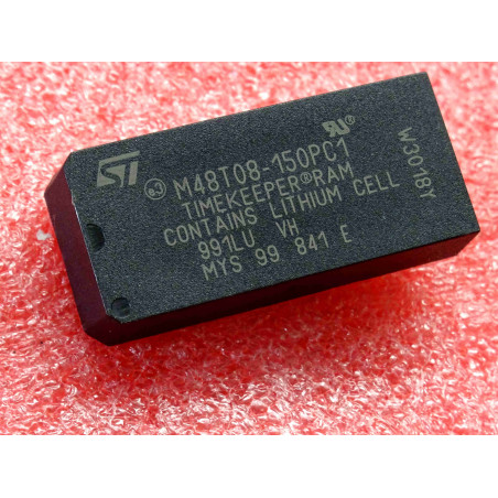 ci M 48T08 -150 PC1 ~ ic M48T08-150PC1 ~ 8Kx8 timekeeper SRAM 150ns ~ boîtier PCDIP28 ~ 0 to 70°C  (CI51)