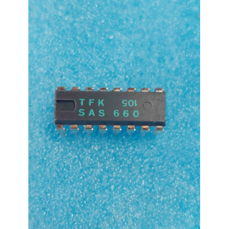 ci SAS660 ~ ic SAS660 dip16 de chez TFK TELEFUNKEN  Circuit Intégré NOS  (5P1)