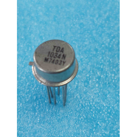 ci TDA1034N ~ ic TDA1034 N Circuit Intégré Audio NOS TO99  (TIRO5)