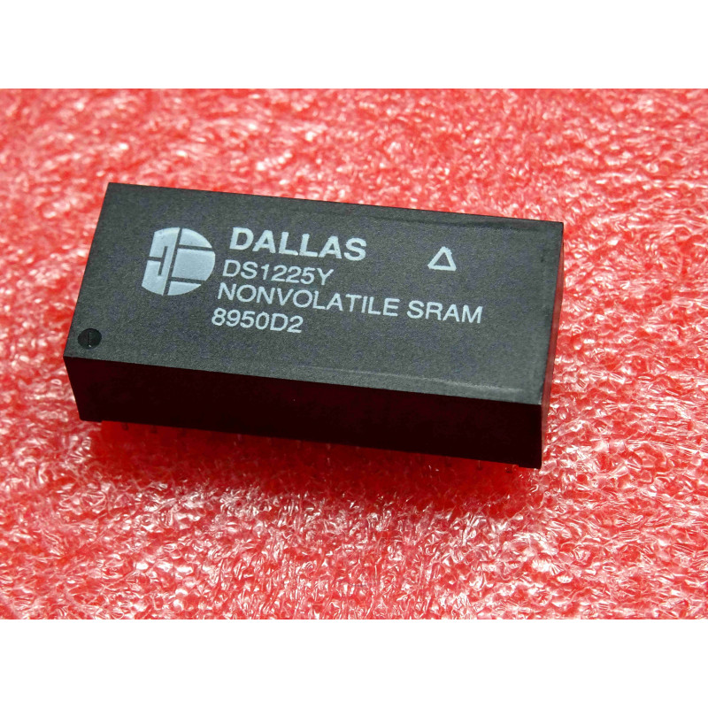 ci DS 1225 Y ~ ic DS1225Y ~ 64K non volatile static RAM (replaces 8Kx8 volatile SRAM or EE-PROM) 28-pin ~ Dallas