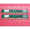 lot de 2 barettes de 2Go de RAM DDR2 kingston KTL2975C6/2G 2GB PC2-800 CL6