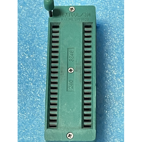 IC ZIF Socket ~ Support ci dip40 à insertion nulle ~ Textool 240-3346 (3A)