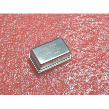 rasco plus 5V crystal clock oscillator 4.433619MHz ~ TTL/CMOS Compatible , ±100ppm frequency , 4pin 20.8x13.2x6.22mm (1O)