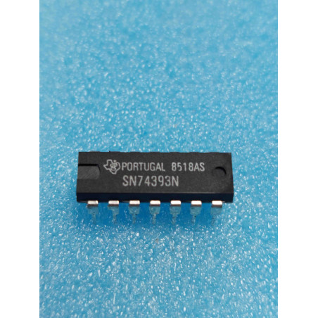 Ci ttl SN74393N ~ Ic SN 74393 N dip14 Integrated Circuit TEXAS NOS ( 5A2 )