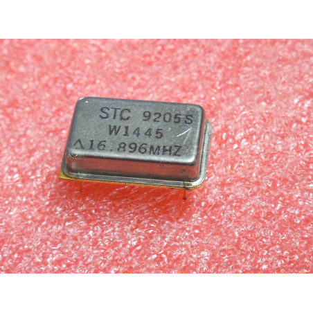 oscillateur à quartz STC 16.896MHz 16896kHz ~ 12.5x20mm (O13)