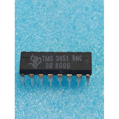 ci TMS3851BNC ~ ic TMS3851 BNC Boîtier  dip16 ci NOS de chez TEXAS  ( 5A1 )