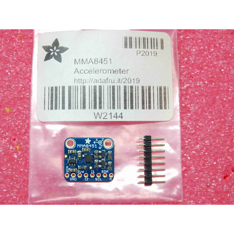 adafruit MMA8451 accéléromètre ±2/4/8g 3-axes 14-bits ADC ~ utilisation avec arduino ou autre micro-controlleur (K9A)