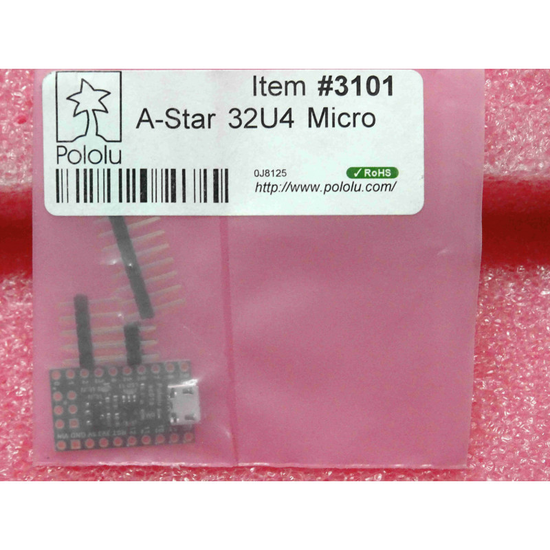 pololu A-Star 32U4 micro (USB Micro-B) ~ tiny programmable module with ATmega32U4 AVR microcontroller (Arduino-compatible)[K7A]