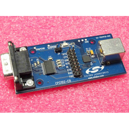 Silicon Laboratories CP2102EB single-chip USB-to-UART bridge evaluation board(works with existing COM port PC application)[K9A]