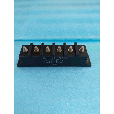 Pont de diode TRI GH45-706/A SILEC Occasion comme neuf sans visserie ( 5A2 )