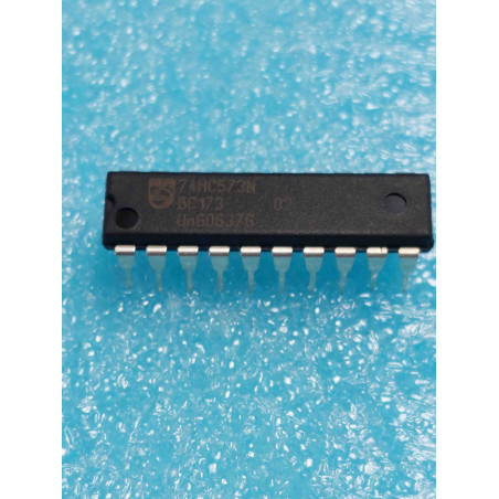 Lot de 2 ci 74HC573N ~ ic 74HC573 N Integrated Circuit dip20 NOS ( 5A2 )