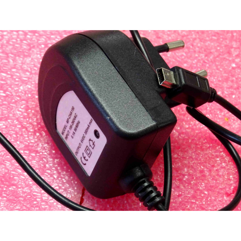 alimentation MP-CHA150 ~ input: 100-260Vac , 50-60Hz , 0.1A / 100mA ~ output: 6Vdc , 0.3A / 300mA