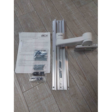 GCX M Series WMM-0001-01B, 12”/30.5cm Pivot Arm BRAS  + VISSERIE + 19" / 48.3 cm Seismic Channel (K15C)