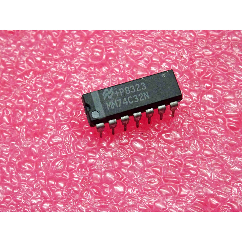 ci MM 74C32 N ~ ic MM74C32N ~ Quad 2-Input OR Gate , DIP14 (5A1)