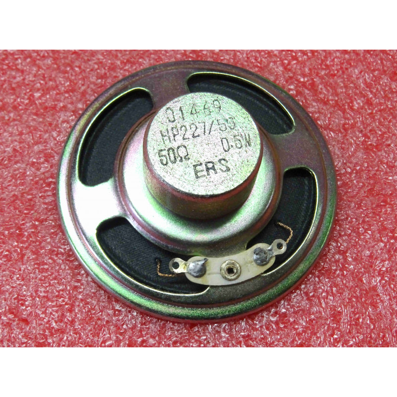 alnico haut-parleur 50 ohms 0.5W HP227/50 01469 ERS 57x8mm magnétique