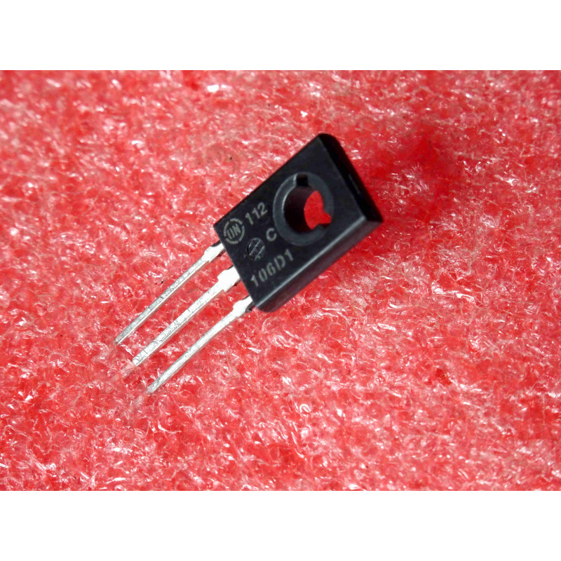 reverse blocking thyristor C106 D1 ~ C106D1 SCR ~ 4A 400V ~ boîtier TO−225AA , ON Semiconductor