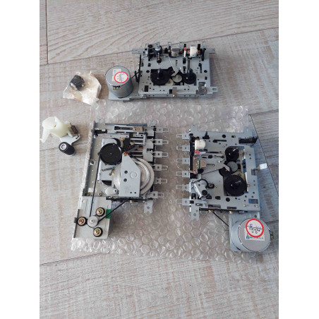 Lot de 3 Mécanismes K7 Cassette + 2 tambours