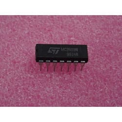 ci MC 3403 N ~ MC3403N (similar UA741) low power quad biboplar op. amp. (PLA043)