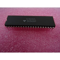 TC 7117 CPL ~ TC7117CPL ~ 3 ½ digit ADC with hold for LED display DIP40 (PLA042)