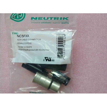 neutrik NC5FXX femelle 5 pôles ~ XLR cable connector