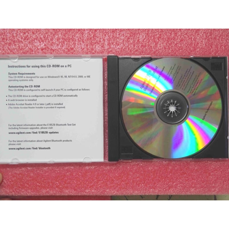 CD-Rom Agilent E1852B Bluetooth Test Set Agilent Technologies E1852-90016