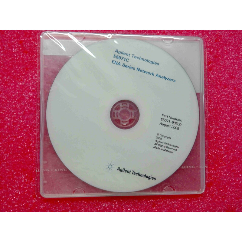 CD-Rom Agilent Technologies E5071C ENA series network analyzers (E5071-90500)