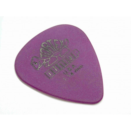 Lot x6 : mediator / plectre tortex dunlop ~ 1.14mm , violet