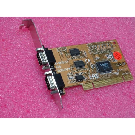 carte PCI winic W-9835 pour ajout 2 ports COM série RS232 (carte seule)