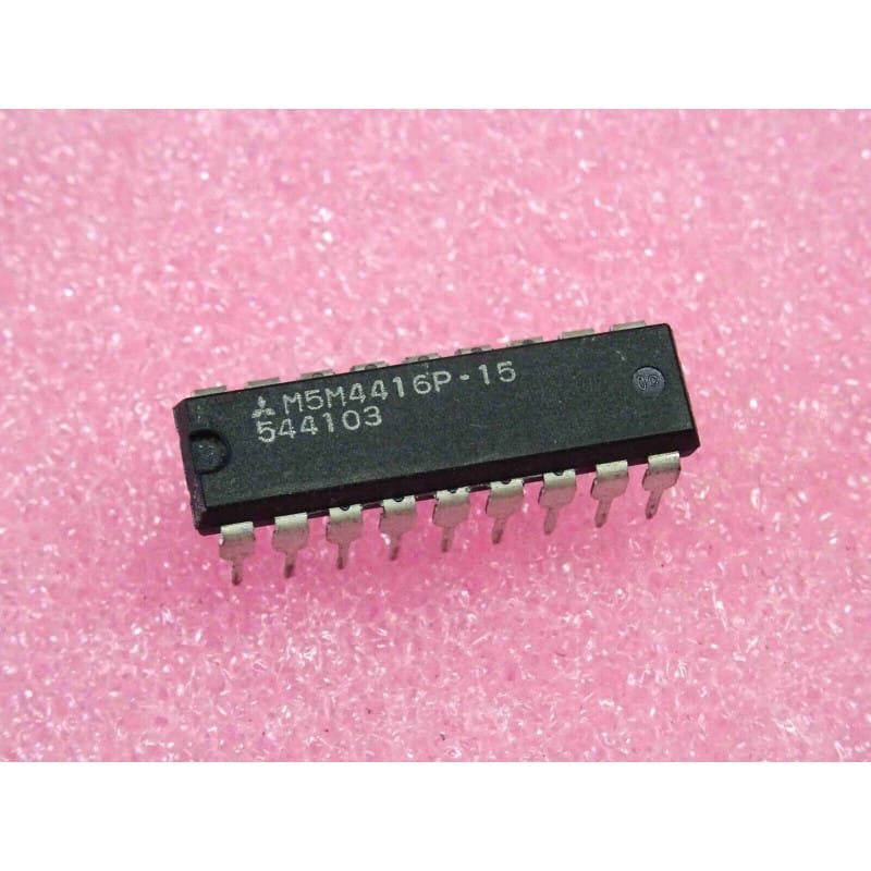 ci M5M 4416 P -15 ~ ic M5M4416P-15 ~ 65536-bit (16384x4-bit) DRAM 150ns (PLA036)