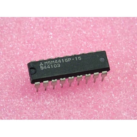 ci M5M 4416 P -15 ~ ic M5M4416P-15 ~ 65536-bit (16384x4-bit) DRAM 150ns (PLA036)