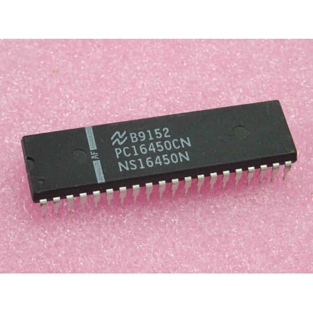 ci NS 16450 N ~ ic NS16450N ( PC16450CN ) ~ UART ~ DIP-40 NS (CI207)