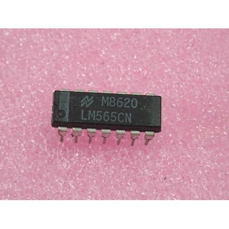 ci LM565 CN ~ ic LM565CN ~ phase locked loop (PLL) ~ DIP-14 ns (PLA026)