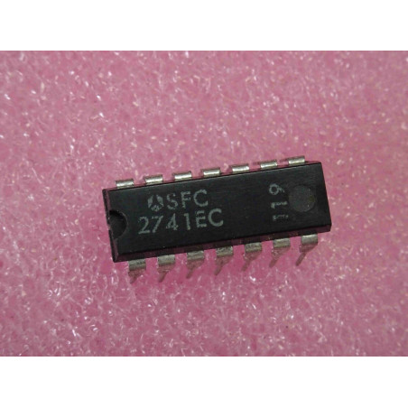 ci SFC2741 EC ~ ic SFC2741EC ( LM741N14 - SN72741) Operational Amplifier ~ DIP14