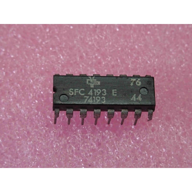 SFC 4193 E ~ SFC4193E (SN74193N TL74193N MIC74193N FLJ251) 4-bit counter(PLA042)