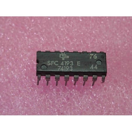 SFC 4193 E ~ SFC4193E (SN74193N TL74193N MIC74193N FLJ251) 4-bit counter(PLA042)