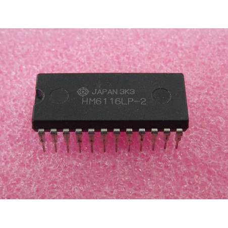 ci HM 6116 LP -2 ~ ic HM6116LP-2  dip24 large (PLA028)