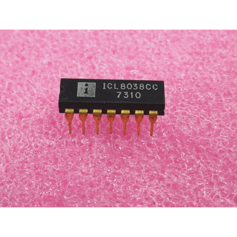 ci ICL8038CC ~ ic ICL8038 CC dip14 pattes dorées (PLA032)