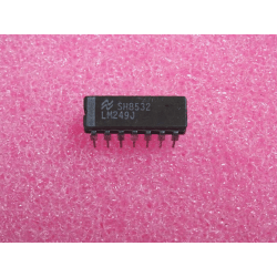 ci LM249J ~ ic LM249 J ~ quad 741 OP. AMP. ~ dip14 boîtier céramique (PLA043)