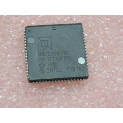 ci N 80C188 -16 ~ ic N80C188-16 ~ CMOS 16-bit microprocessor 16MHz ~ PLCC-68 AMD